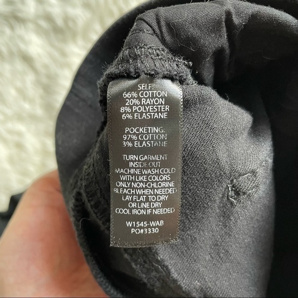 Betabrand Pants Skinny-Leg Yoga Denim Washed Black XS - Picture 8 of 11
